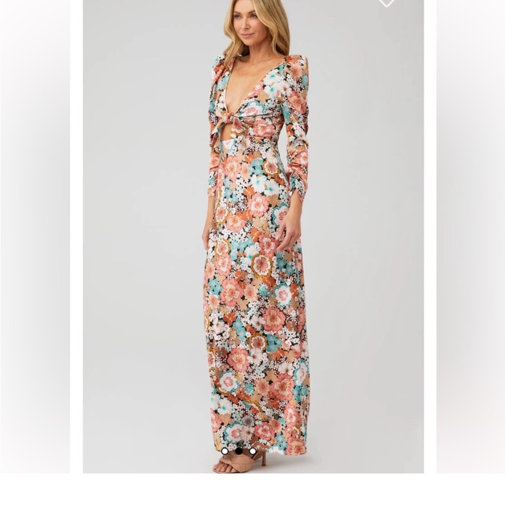 For Love and Lemons Polly maxi dress